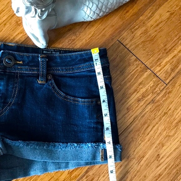 Volcom Blue Denim Sound Check Shorts Size 5 (Juniors) - Picture 7 of 7